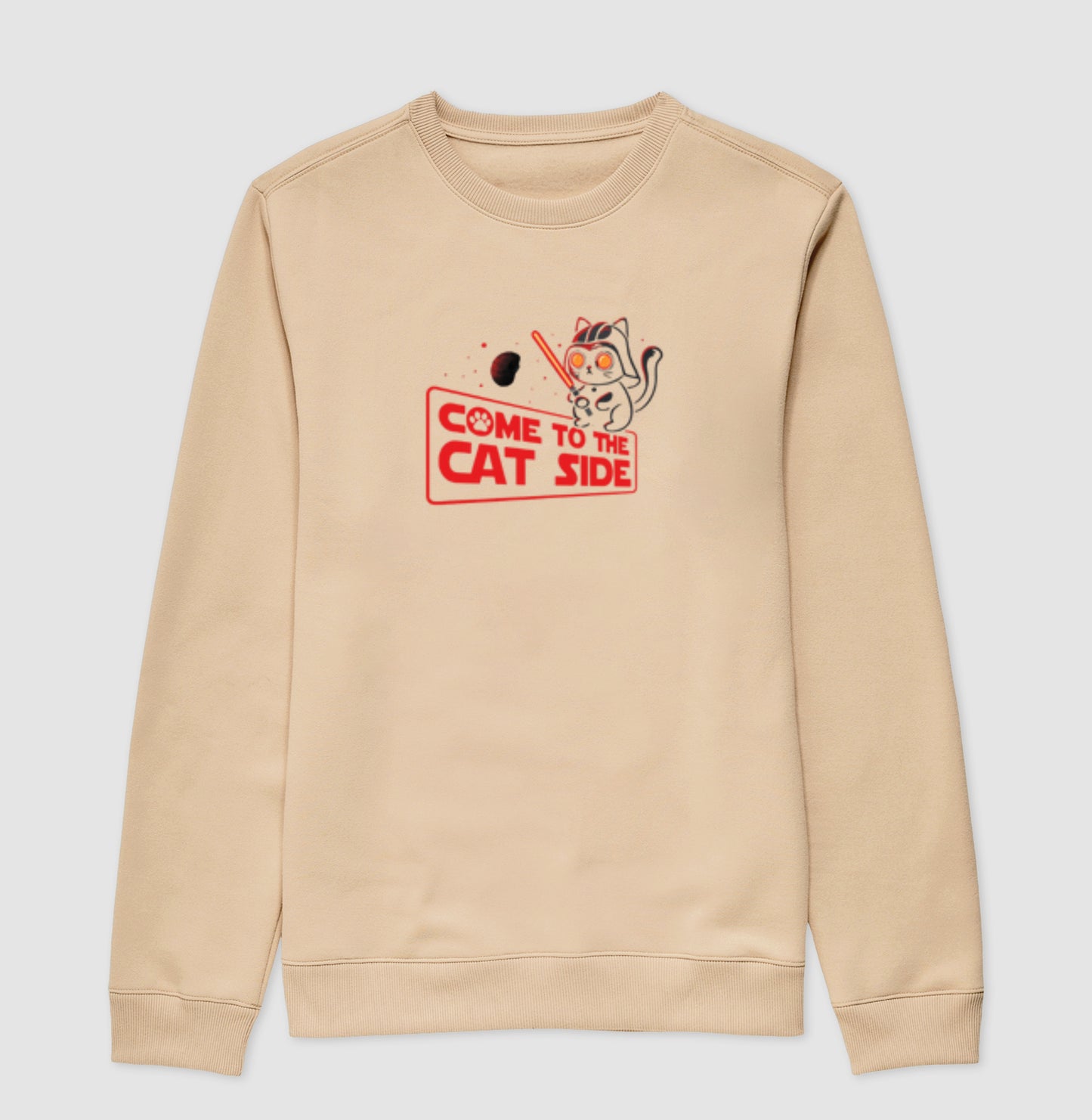 Moletom Geek Come to the Cat Side Gato Jedi