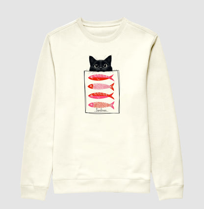 Moletom Cat Sardines Gato e Sardinhas