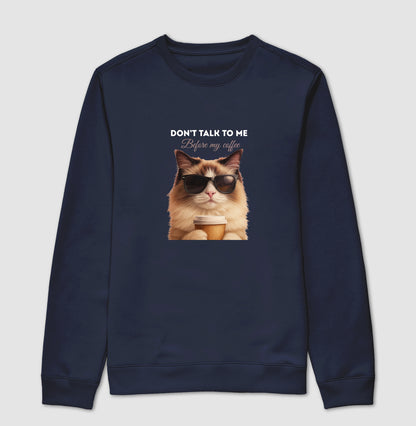 Moletom Gato Café Don’t Talk To Me