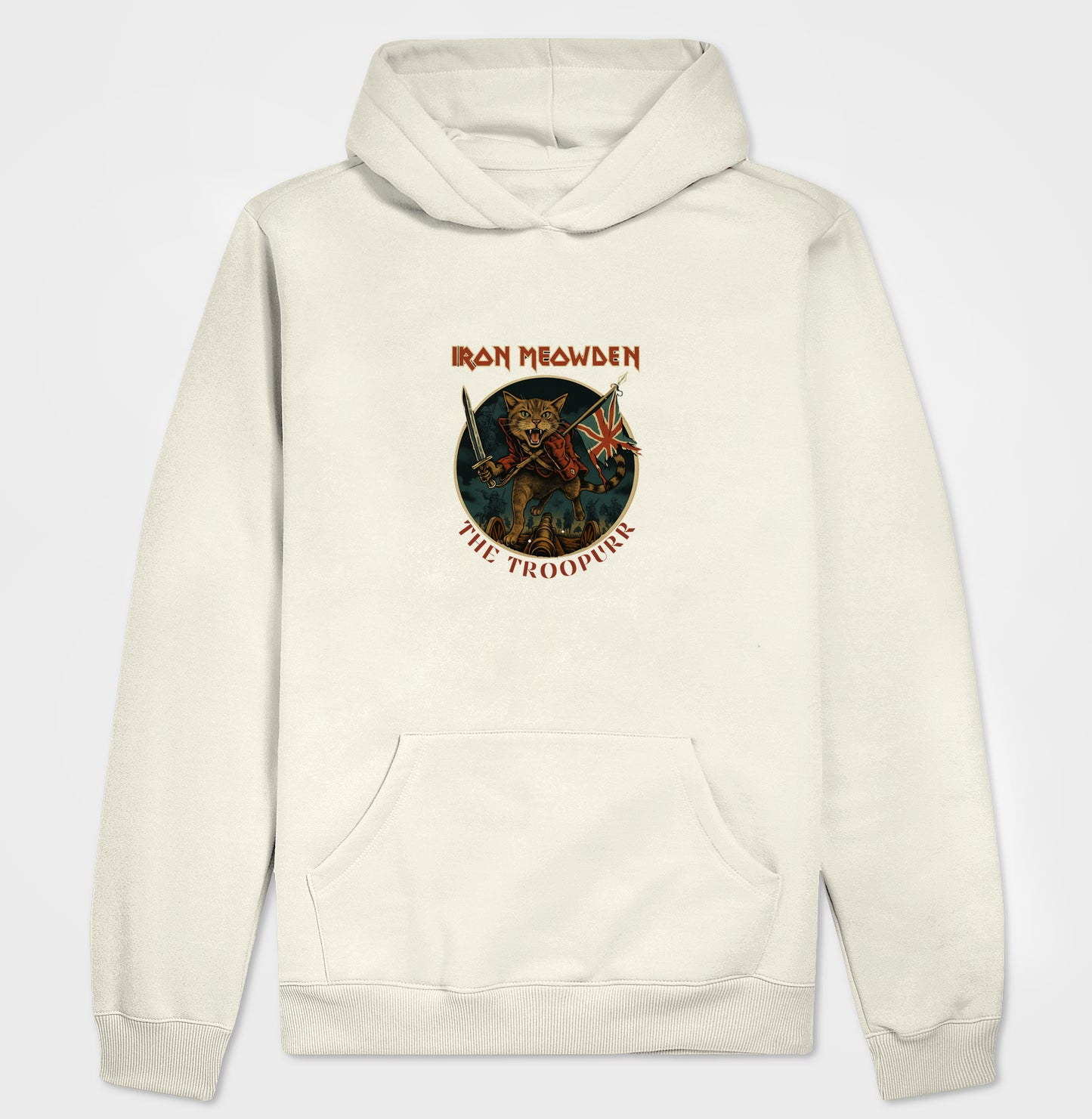 Moletom Gato Rockeiro Iron Meowden The Troopurr