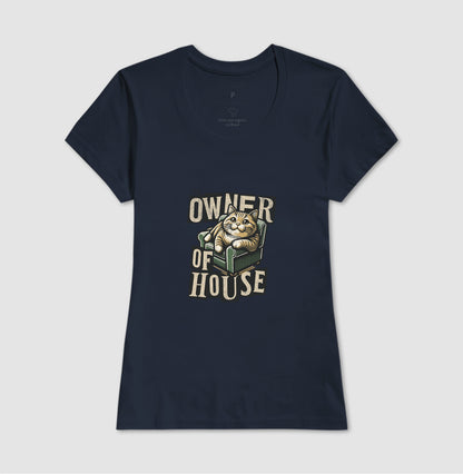 Camiseta Gato Dono da Casa Owner of House