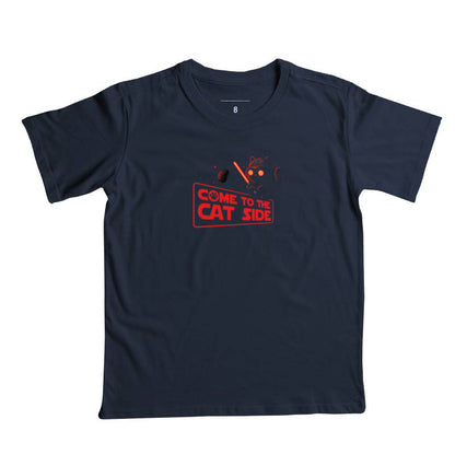 Camiseta Geek Come to the Cat Side Gato Jedi