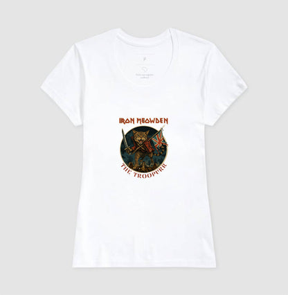 Camiseta Rock Gato Guerreiro Iron Meowden