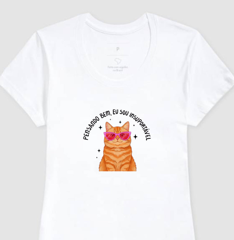 Camiseta Feminina Sinceridade Felina