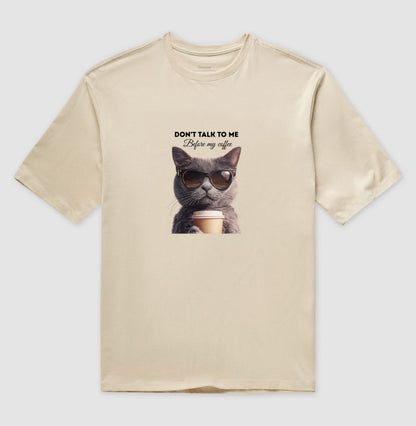 Camiseta Gato Don’t Talk To Me Before My Coffee
