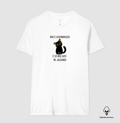 Camiseta Gatinho Julgador em Algodão Peruano