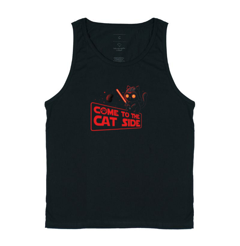 Regata Geek Come to the Cat Side Preta