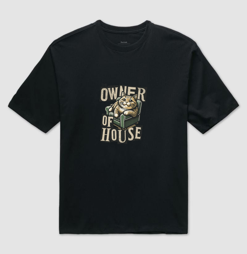 Camiseta Gato Owner of House Unissex