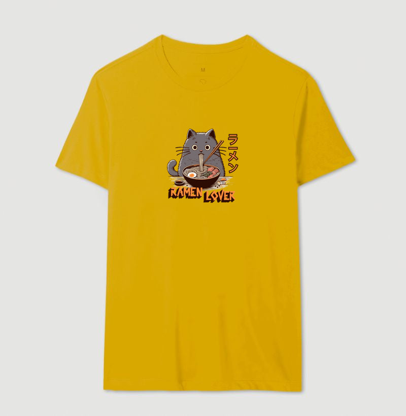 Camiseta Ramen Lover Gato Otaku