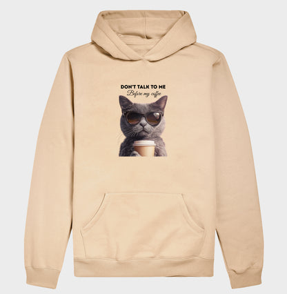 Moletom Gato Coffee – Don’t Talk to Me Before My Coffee