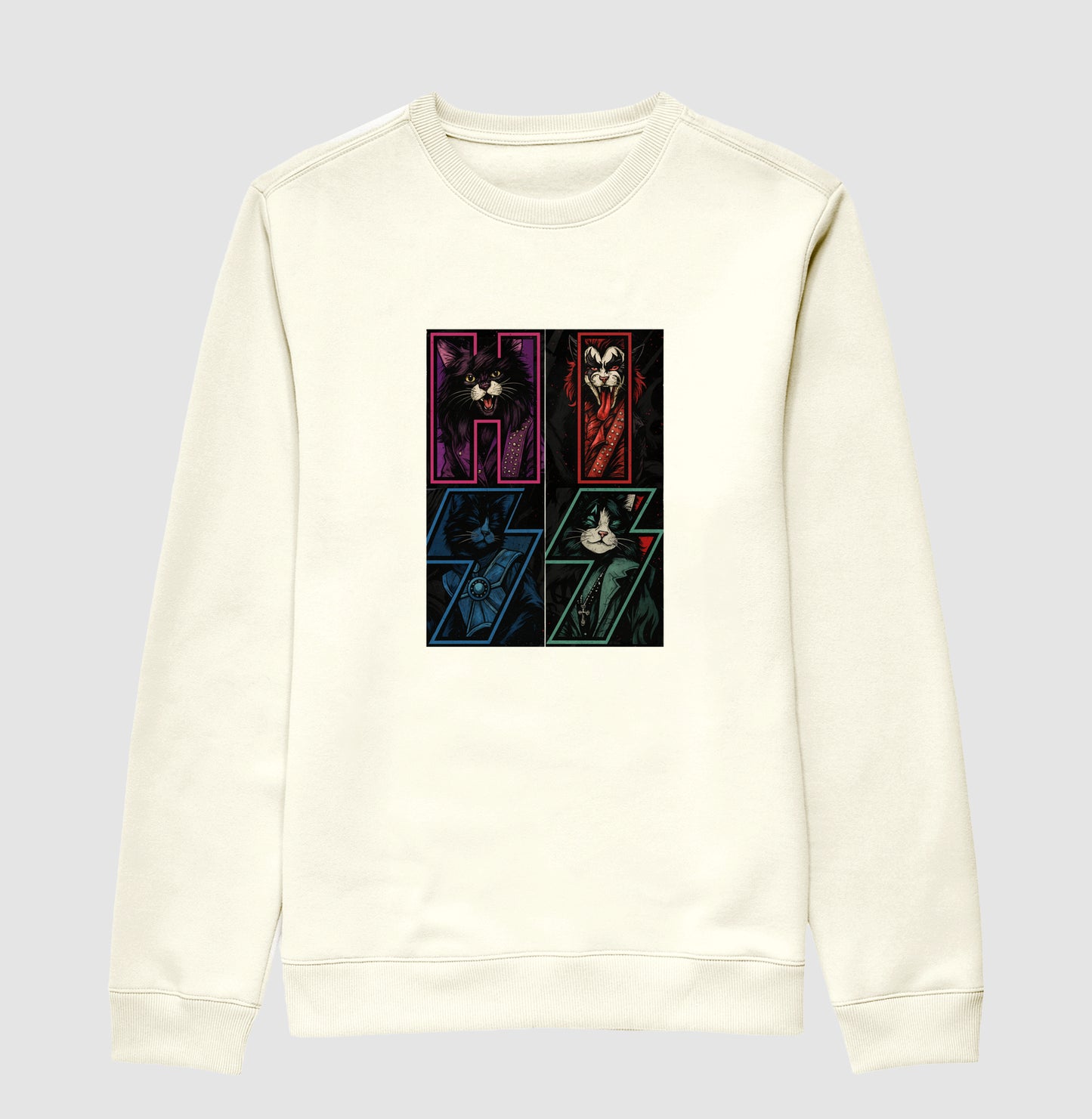 Moletom HISS Rock & Roll Gatos – Unissex