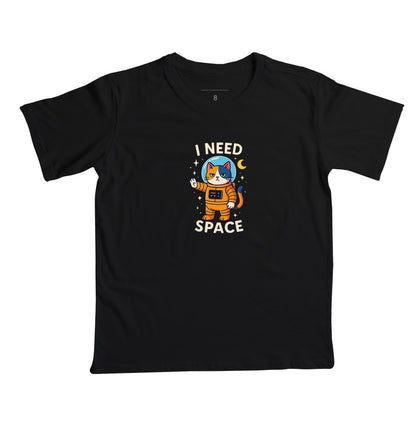 Camiseta I Need Space Gato Astronauta