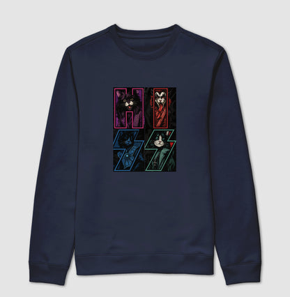 Moletom HISS Rock & Roll Gatos – Unissex