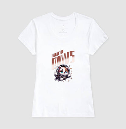 Camiseta Galactic Paws Gato Astronauta