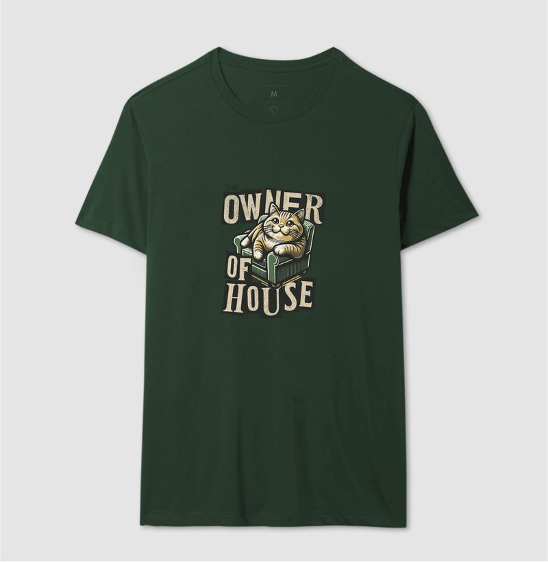 Camiseta Gato Dono da Casa Owner of House