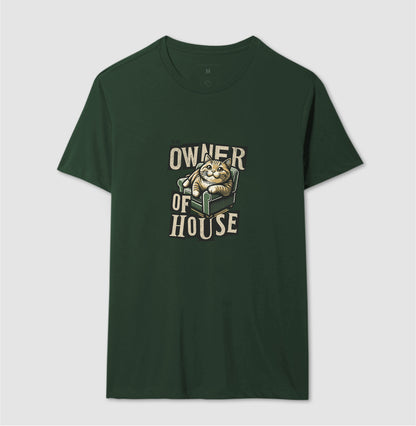 Camiseta Gato Dono da Casa Owner of House
