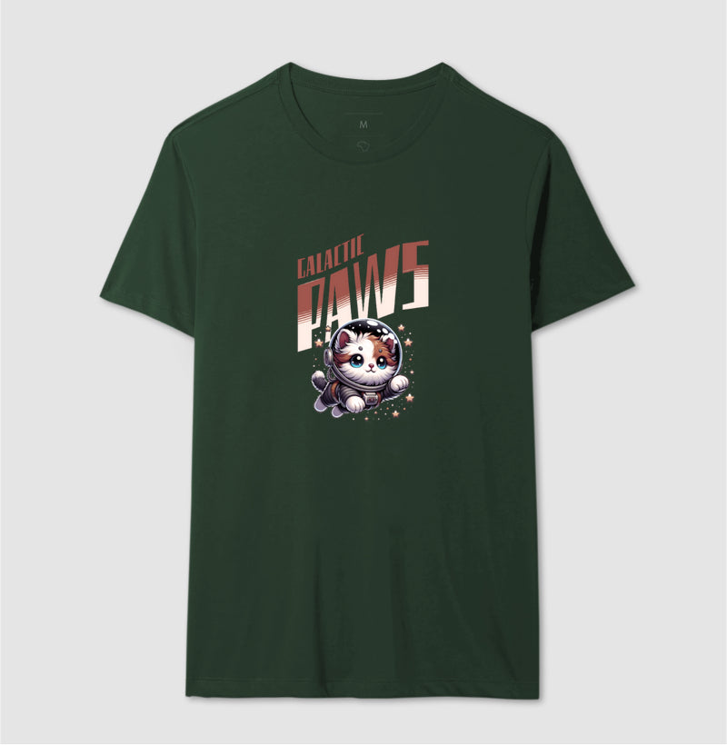 Camiseta Galactic Paws Gato Astronauta