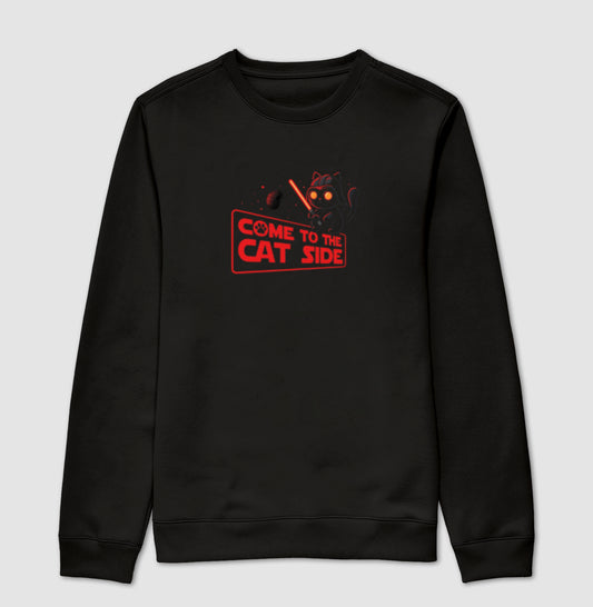 Moletom Geek Come to the Cat Side Gato Jedi