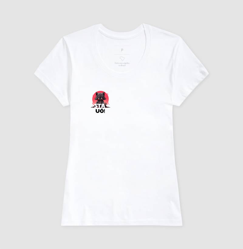 Camiseta Stá Uó Gato Sith Geek