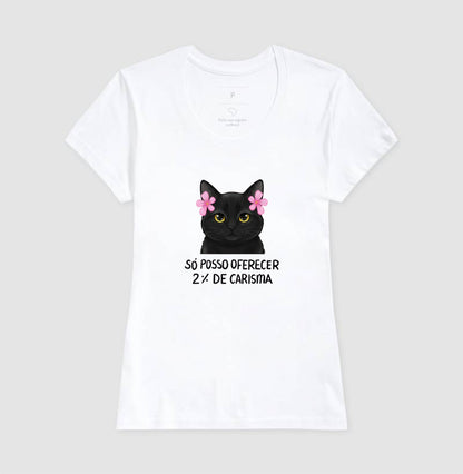 Camiseta Gatinho Seletivo