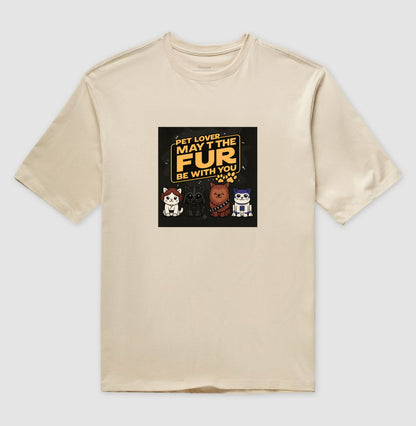 Camiseta Pet Lover May The Fur Be With You Geek