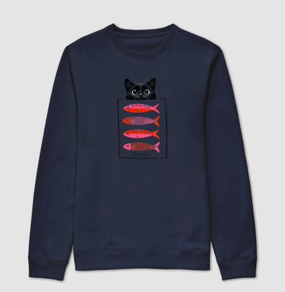 Moletom Cat Sardines Gato e Sardinhas