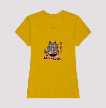 Camiseta Ramen Lover Gato Otaku