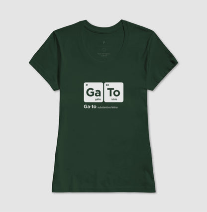 Camiseta Gato Tabela Periódica