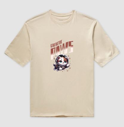 Camiseta Galactic Paws Gato Astronauta Unissex