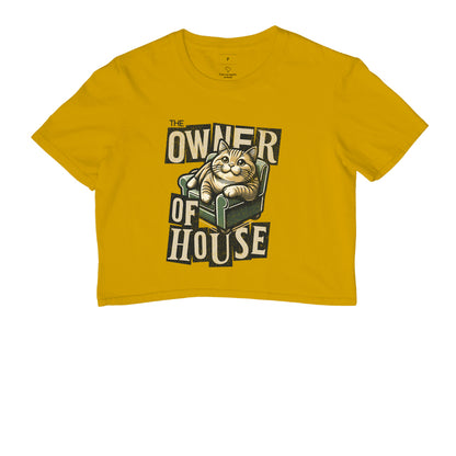 Cropped Gato Owner of House – Dono da Casa