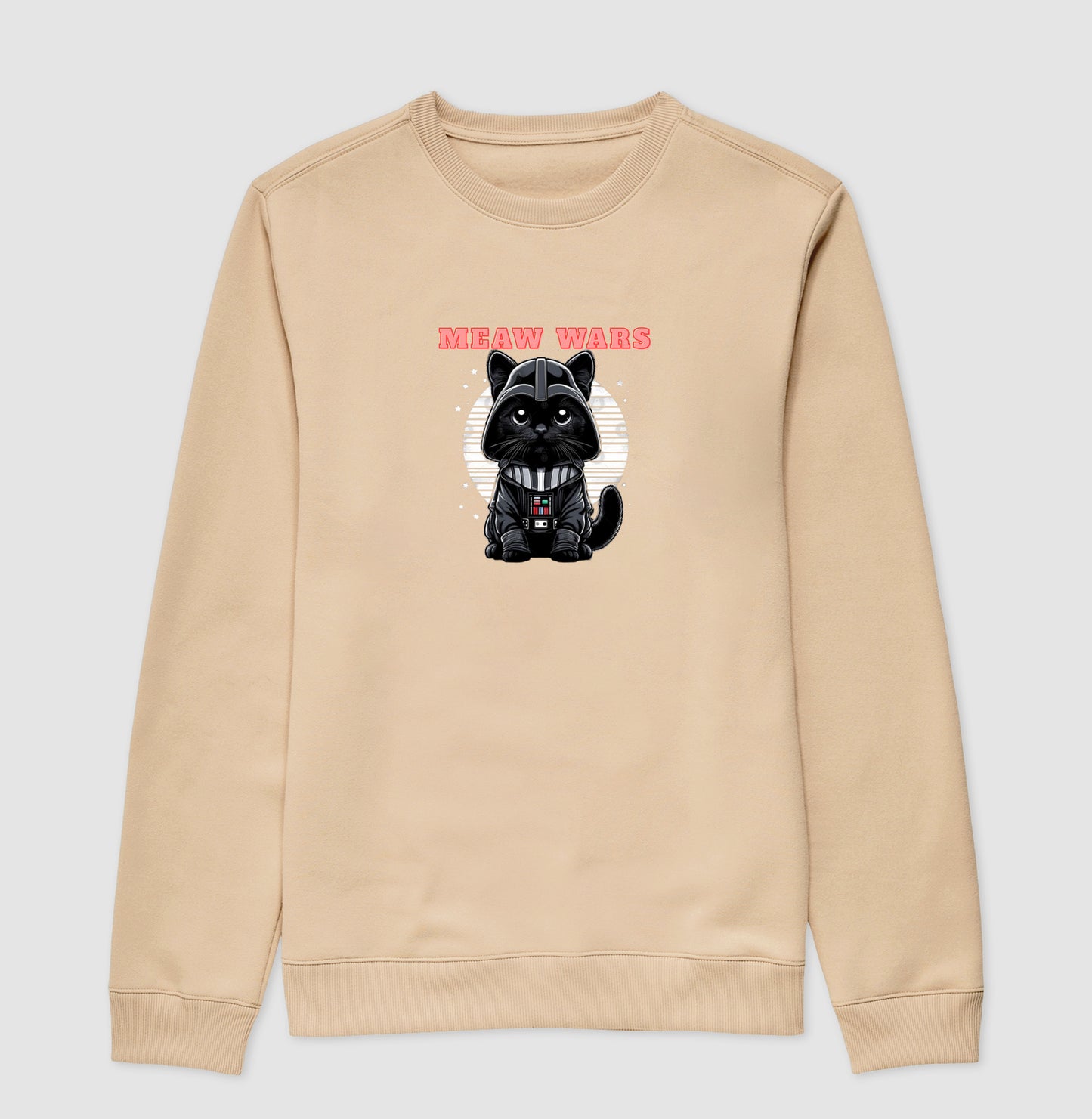 Moletom Meaw Wars Gato Sith Geek