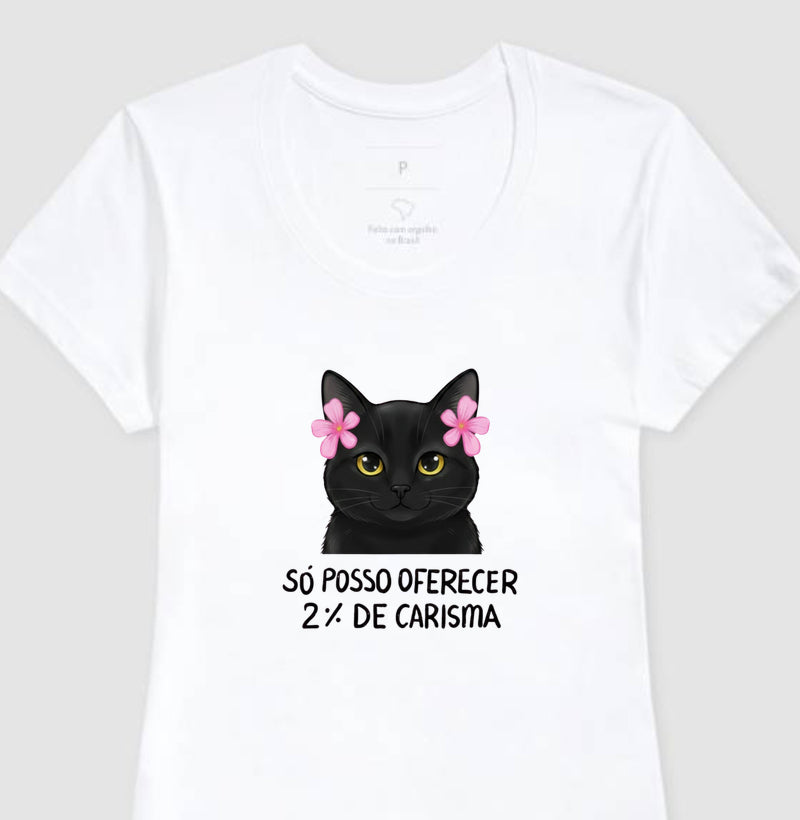 Camiseta Gatinho Seletivo