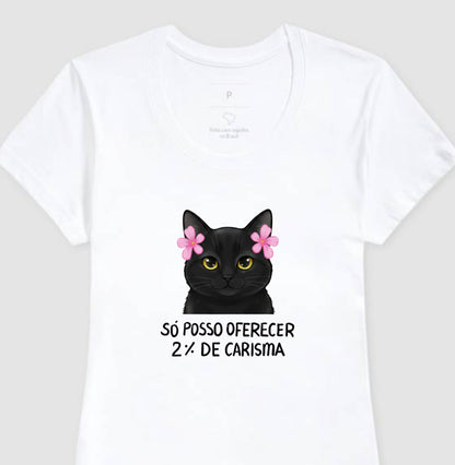 Camiseta Gatinho Seletivo